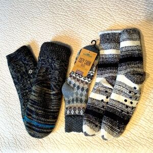 Set of 3 Pairs of Fluffy Winter Socks.